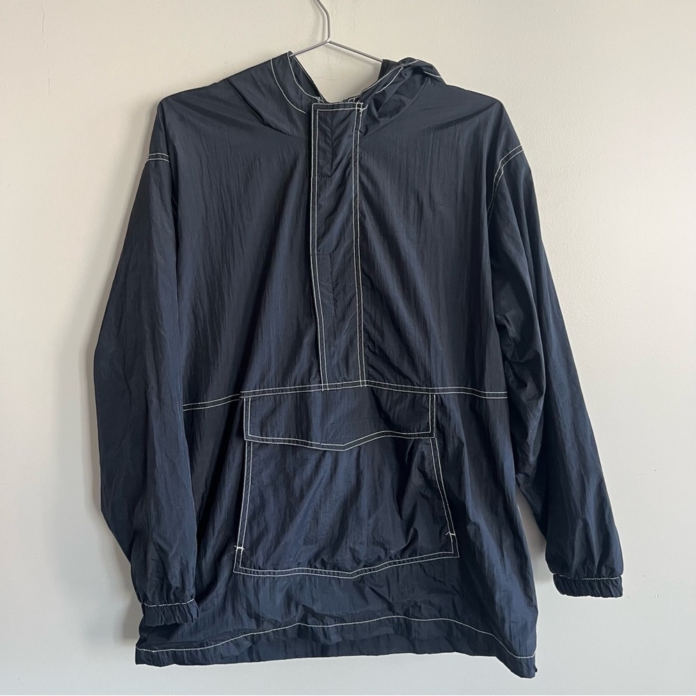 Vintage 1990s Northern Spirit by Hudson Bay Company Black Wind Breaker - Picture 2 of 11